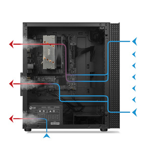 Timcreate Factory OEM CR300 Intel I3 I5 I7 PC Computadora de escritorio RTX Tarjeta gráfica <span class=keywords><strong>DDR4</strong></span> Memoria Ram 512 W 16G 550W de la tarjeta de la memoria de la PC - Product Image 2