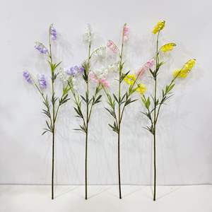 Flores Artificiales de <span class=keywords><strong>Lirio</strong></span> <span class=keywords><strong>Blanco</strong></span> de Alta Calidad H-751 para Decoraciones de Boda, Flor Natural Realista de Calidad - Product Image 2