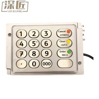 Clavier EPP NCR 5815 RUS 445-0790107 Clavier PIN ATM CRM CRS Kiosque Self-Service 4450790107 009-0031480 4450783520 445-0783520