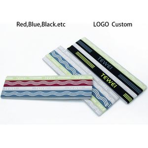 Seamless Knitted Headbands With Anti-slip Silicone Reflection Logo for Running Tie Headband Sports Sweatband - Product Image 2