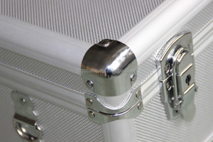 Caja de <span class=keywords><strong>herramientas</strong></span> de peluquero de aluminio vacía Caja de transporte dura de aluminio universal <span class=keywords><strong>Maletín</strong></span> portátil - Product Image 6