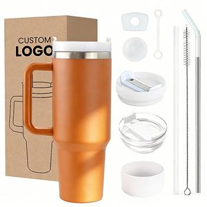 <b>Car</b> Tumbler 40oz Fit Vehicle Cup <b>Holders</b> Leak-Proof Sweat-Free Keep <b>Drinks</b> HotCold - Product Image 1