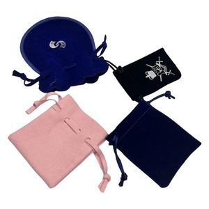 Bolsas de Joyería Personalizadas al por Mayor, Bolsas de Cordón para Joyería, Bolsas de Embalaje para Joyería con Logotipo - Product Image 3