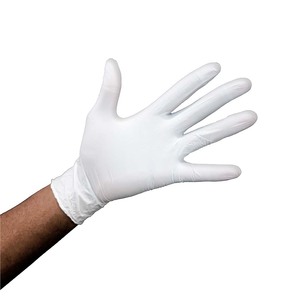 Guantes de nitrilo hipoalergénicos para manejo de alimentos blancos Guante sin látex Nitrilo para amantes del arte de uñas - Product Image 3