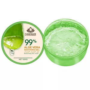 Prix de gros Gel d'aloe vera pur biologique Masque pour le visage Hydratant pour la peau Gel crème apaisant et éclaircissant Gel d'aloe vera