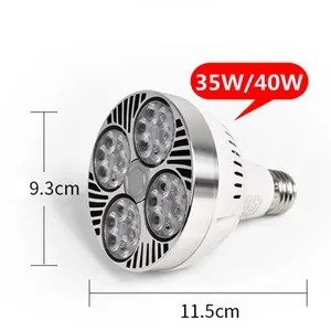 LED công suất cao PAR30 bóng đèn 35W <span class=keywords><strong>45W</strong></span> E27 siêu sáng tiết kiệm năng lượng đèn 220V Spotlight ánh sáng ban ngày - Product Image 3