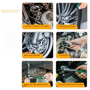 Ensemble d'outils <span class=keywords><strong>de</strong></span> réparation professionnel <span class=keywords><strong>de</strong></span> 85 pièces, boîte à outils à trois niveaux, clés hexagonales, clés à douilles, outils à main, acier au chrome-vanadium - Product Image 5