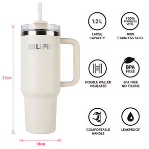 Вакуумные колбы из нержавеющей стали с логотипом, 40 унций - Product Image 2