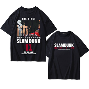 เสื้อยืดอะนิเมะ fitspi Sakuragi <span class=keywords><strong>hanamichi</strong></span> Kaede <span class=keywords><strong>Rukawa</strong></span> ขนาดใหญ่สไตล์ญี่ปุ่นแขนสั้นใช้ได้ทั้งชายและหญิง - Product Image 4