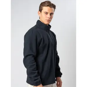 Felpa in pile con mezza zip personalizzata per merchandising - Product Image 3