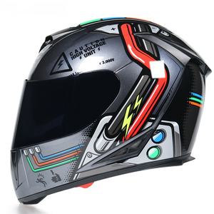 Casque de moto avec double visière, état neuf, matériau ABS, Casco De Moto, Casco Moto - Product Image 5