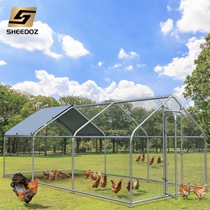 Grande Pollaio Mobile per Trattore, Recinto Portatile <span class=keywords><strong>in</strong></span> Acciaio Zincato, Struttura Metallica, <span class=keywords><strong>in</strong></span> <span class=keywords><strong>Vendita</strong></span>, Pollaio Automatico - Product Image 1