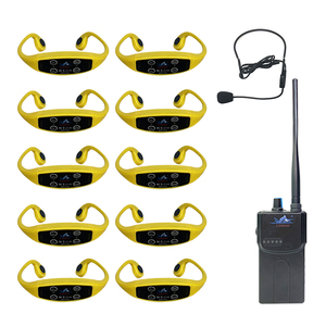 Sport acquatici <span class=keywords><strong>nuoto</strong></span> allenamento conduzione ossea H904 auricolare Wireless trasmettitore FM Walkie Talkie auricolari naso Clip auricolari set auricolari - Product Image 2