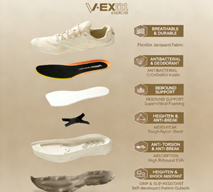 <span class=keywords><strong>Zapatillas</strong></span> Deportivas Nano Impermeables Vissar con Suela de Dientes de Tiburón, Resistentes a Salpicaduras, con Amortiguación y Rebote para Hombre y Mujer - Product Image 6