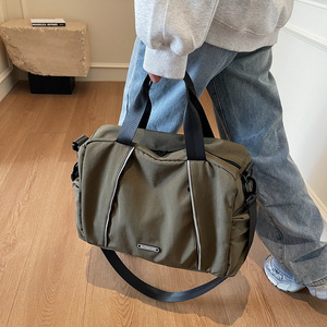 Sac de voyage extensible léger et personnalisable avec logo, couleur unie, pour week-end, sac à chaussures, pour hommes et femmes - Grande Vente - Product Image 6