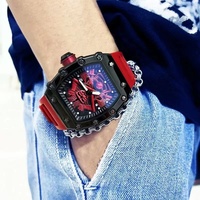 Montre pour homme WLISTH-6152, nouvelle montre sportive à quartz avec calendrier, luminescence nocturne, étanche, style seau à vin
