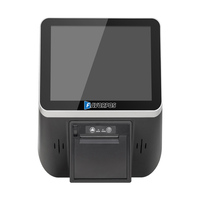Mini terminal de point de vente à vendre, Android ou Windows en option, petit terminal de point de vente mural avec imprimante thermique