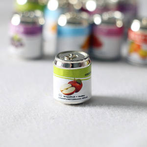 Casa de Muñecas de Plástico Hecha a Mano con Escena de Comida en Miniatura, Juguetes DIY, Mini Frutas, Vino, Latas de Refresco y Accesorios Playmobil - Product Image 4