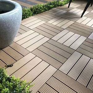 All'ingrosso su misura di colore di dimensioni regolari campioni gratuiti disponibili composito wpc pavimenti fai da te <span class=keywords><strong>decking</strong></span> piastrelle - Product Image 1