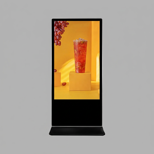 Écran publicitaire LED sur pied 1080P, luminosité 1000 cd, 178 °   Angle de vision intégré CMS pour utilisation en intérieur - Product Image 1