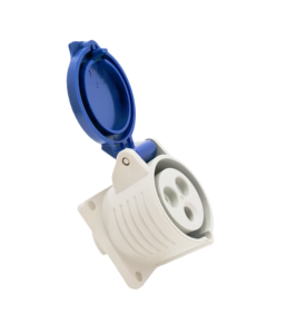 32A 2P + E 3PIN 220V IP44 femelle panneau <span class=keywords><strong>prise</strong></span> monophasée étanche aux éclaboussures industrielle CEE <span class=keywords><strong>prise</strong></span> de montage encastrée FS3234 - Product Image 5