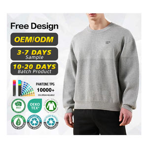 เสื้อสเวตเตอร์ไหมพรมผ้าฝ้ายสำหรับผู้ชาย ไซส์ XXL  ป้องกันรอยยับ ระบายอากาศได้ดี  ออกแบบโลโก้ตามสั่ง ได้รับการรับรองมาตรฐาน GRS  ตกแต่งด้วยลายปัก - Product Image 1