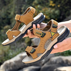 <span class=keywords><strong>In</strong></span> Ready Stock suola <span class=keywords><strong>In</strong></span> gomma vera e propria pelle di mucca punta aperta estate <span class=keywords><strong>sandali</strong></span> da spiaggia <span class=keywords><strong>per</strong></span> gli uomini - Product Image 4