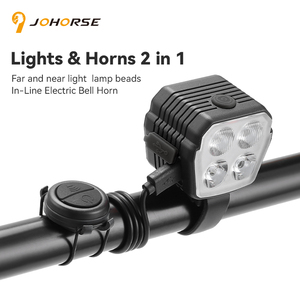 新款 LED 自行车头灯 USB 可充电防水适用于山地车电动自行车儿童夜间骑行户外骑行安全照明装备 - Product Image 2