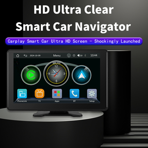 9 Inch Portable Carplay Screen <span class=keywords><strong>MP5</strong></span> <span class=keywords><strong>Player</strong></span> TV GPS Built-in Car Multimedia Radio Display Auto Sem Fio FM BT5.0 para <span class=keywords><strong>Android</strong></span> IOS - Product Image 2