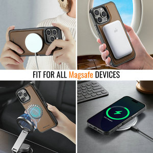 Jeehood nouveau produit 2025 pour iphones 16 <span class=keywords><strong>Magsafe</strong></span> étui RFID PU cuir 3 en 1 détacher portefeuille porte-carte pour <span class=keywords><strong>iPhone</strong></span> 16 15 14 étui - Product Image 4