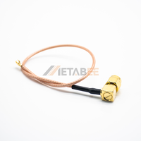 Cable de Conexión RP SMA Macho en Ángulo a UFL-3 RG178 RF