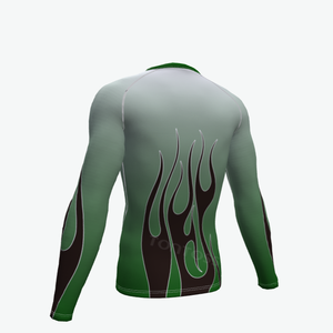 Vente en gros vierge OEM Surf imprimé Compression chemise à manches longues UV personnalisé Rash Vest personnalisé imprimé Rash Guard pour hommes - Product Image 3