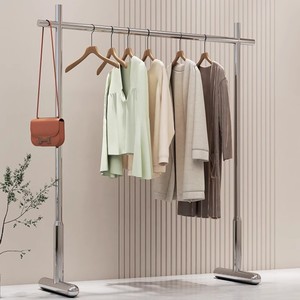 Porte-manteau en acier inoxydable, adapté aux chambres et aux salons, pour sécher les vêtements - Product Image 3