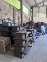 Machine à Briques Mobile Motorisée Compacte 3-45B, Vente Directe Usine, Équipement Portable de Fabrication de Blocs Creux en Béton à Faible Coût