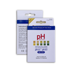 <span class=keywords><strong>Tiras</strong></span> Reactivas de <span class=keywords><strong>pH</strong></span> Universales para Saliva y <span class=keywords><strong>Orina</strong></span>, 100 <span class=keywords><strong>Tiras</strong></span>/Caja, Rango de <span class=keywords><strong>pH</strong></span> 4.5-9.0 - Product Image 3