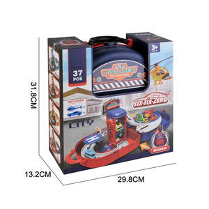 Jouets EPT Sac à dos multifonctionnel DIY Parking Lot Parking Toys Construction <span class=keywords><strong>de</strong></span> <span class=keywords><strong>voitures</strong></span> Garage Voiture en alliage pour enfants Jouets éducatifs - Product Image 4