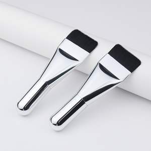 <span class=keywords><strong>Brocha</strong></span> de Maquillaje <span class=keywords><strong>para</strong></span> Base Líquida, Mini Ultrafina, Nuevo Diseño, con Mango Metálico Corto <span class=keywords><strong>para</strong></span> Aplicación Facial - Product Image 3