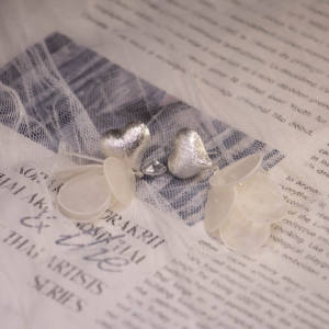 ต่างหูเงินแท้ 925 รูปเปลือกหอยสไตล์เกาหลี ดีไซน์เก๋ไก๋ โดดเด่น  สำหรับทุกเพศ  ชุบเงิน  แบรนด์ Junxing - Product Image 5