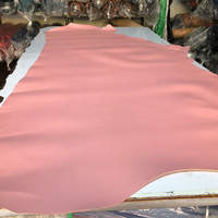Warna kustom 100% kulit sapi murni alami kulit sapi alami kecoklatan warna-warni lembut merah nappa kain kulit asli
