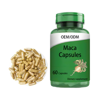 Capsules de racine de maca naturelle pure de haute qualité, formule OEM, compléments alimentaires à base de plantes, puissance accrue pour les hommes, capsules de maca pour adultes