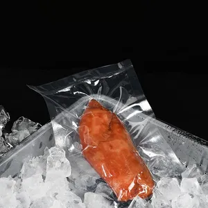 Plastic Bags Transparent Transparent Plastic Bag Vacuum Sealer Bags Frozen Food Packaging For Shrimp