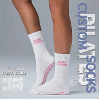 Chaussettes de Pilates BiLu à coupe basse antidérapantes avec picots pour femmes, idéales pour le fitness et la danse