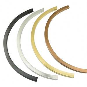 M168 Bande décorative d'angle incurvée en acier inoxydable en forme de U pour carrelage et plafond – Durable et personnalisable pour appartement - Product Image 1