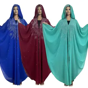 Dubai Robe African Dress Super Plus Size African Dresses for Women Dashiki Diamond Beads Women Muslim Dress Abaya