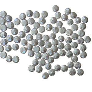 Perlas Barrocas Naturales de Agua Dulce, 12-13 mm, Fuerte Brillo, Coloridas, Casi Redondas, Perlas Zhuji Desnudas, Color Blanco, Venta al por Mayor, DIY - Product Image 5