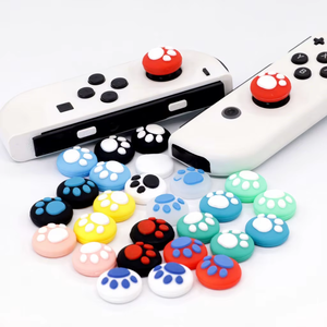 Coque de protection en silicone pour joystick en forme de patte de chat mignonne pour Nintendo Switch <span class=keywords><strong>Joy</strong></span> <span class=keywords><strong>Con</strong></span>, coque analogique pour joystick - Product Image 5