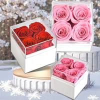 Ewiger Blumen umarmung eimer mit konservierten Rosen für Weihnachten Ostern Chinesisches Neujahr-Fabrik preis Geschenk idee