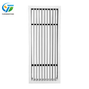 <span class=keywords><strong>Grille</strong></span> de <span class=keywords><strong>ventilation</strong></span> linéaire <span class=keywords><strong>rectangulaire</strong></span> murale au design moderne pour VAV, diffuseur d'air linéaire blanc - Product Image 1