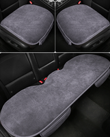 Nouveau design de haute qualité nouveauté universelle mode hiver longue laine en peluche fourrure Faux moelleux chaud housse de siège de voiture
