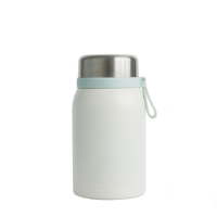 Boîte à lunch isotherme portable en acier inoxydable 304 de 700 ml avec cuillère, thermos alimentaire à double paroi de 1 L pour adultes